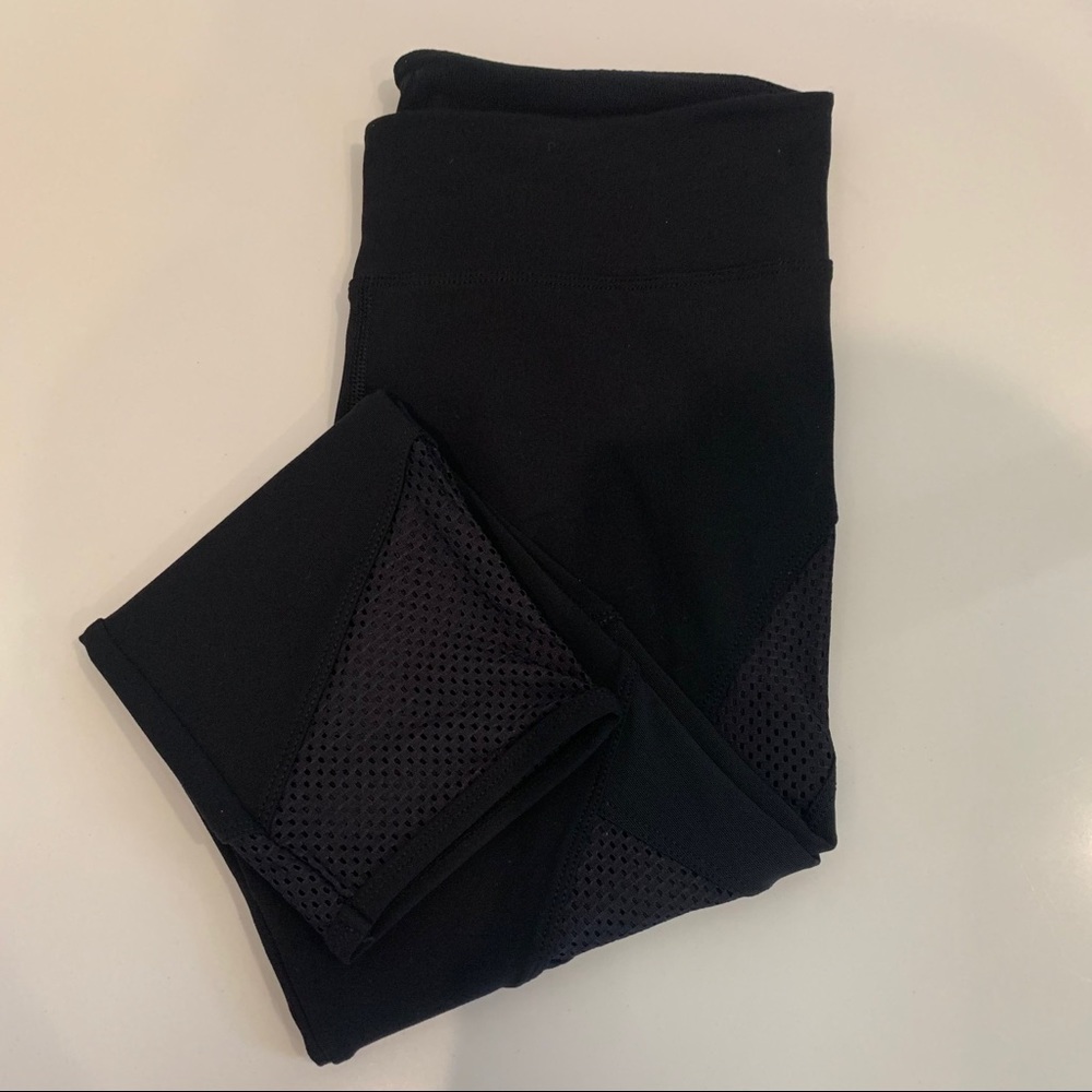 Lorna Jane Black Mesh Leggings